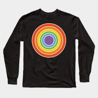 Rainbow bullseye Long Sleeve T-Shirt
